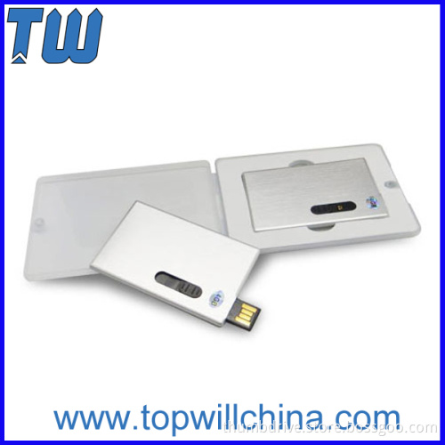 Metal Sliding Creidt Card 8GB Pen Drive
